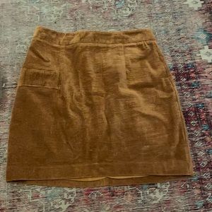 Corduroy mini skirt heart loom brand size medium